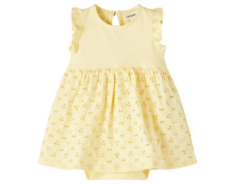 Lil Atelier double cream bodykjole broderie anglaise